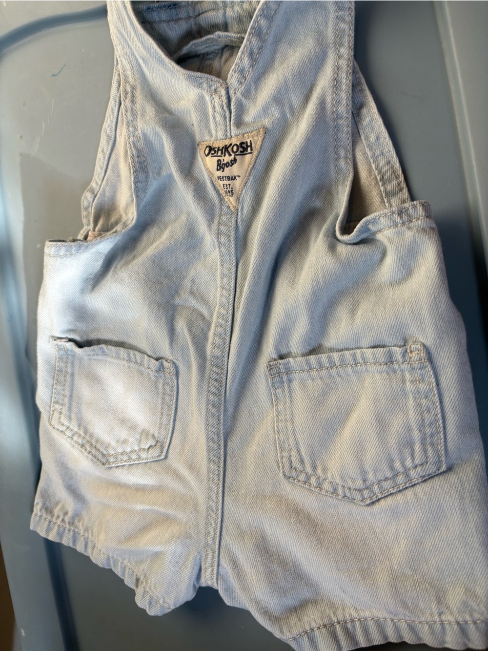 OshKosh B'gosh Light Blue Denim Shortalls